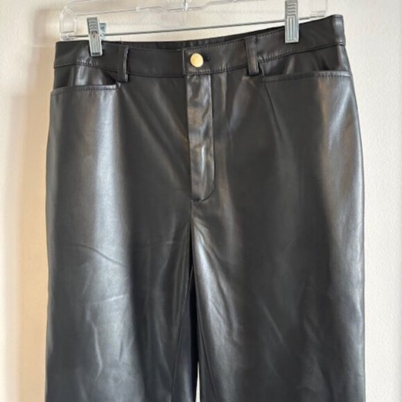 Toccin Iris Faux Leather Pants - Picture 12 of 13